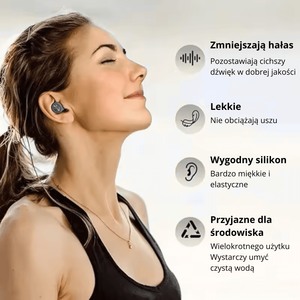 Stopery QuietOne - Wyciszenie i Skupienie