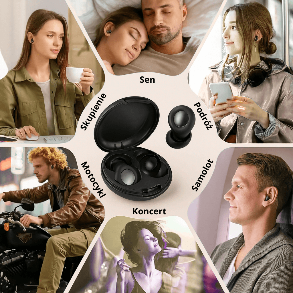 Stopery QuietOne - Wyciszenie i Skupienie